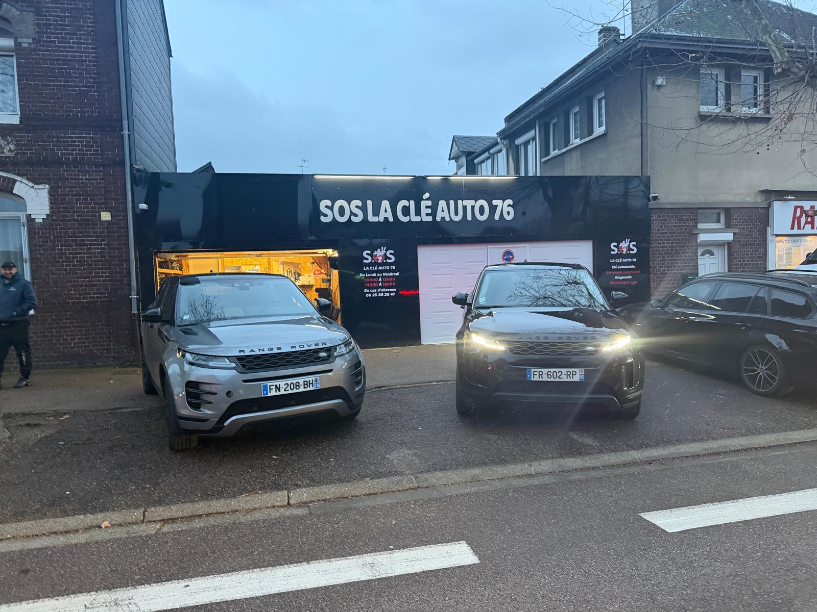 Programmation de clés Range Rover Evoque après perte totale à Rouen